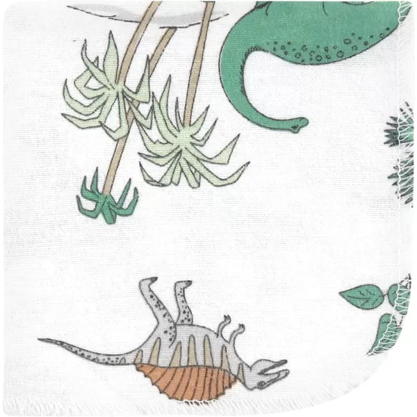 Hudson Baby Unisex Baby Flannel Washcloths, Eucalyptus 10Pk, One Size