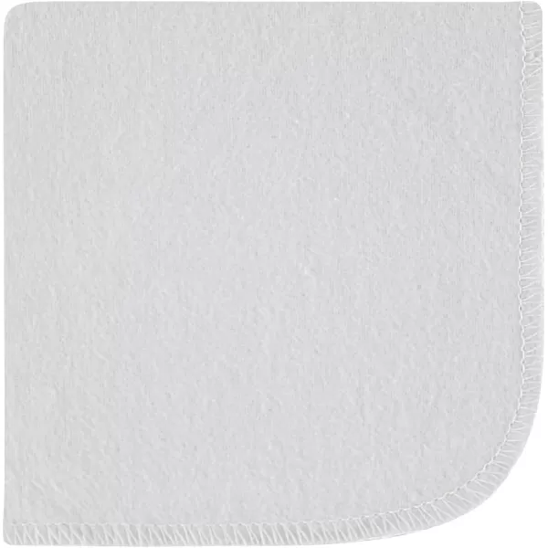 Hudson Baby Unisex Baby Flannel Washcloths, Eucalyptus 10Pk, One Size