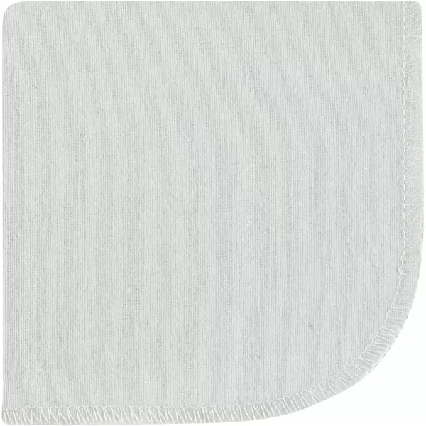Hudson Baby Unisex Baby Flannel Washcloths, Eucalyptus 10Pk, One Size