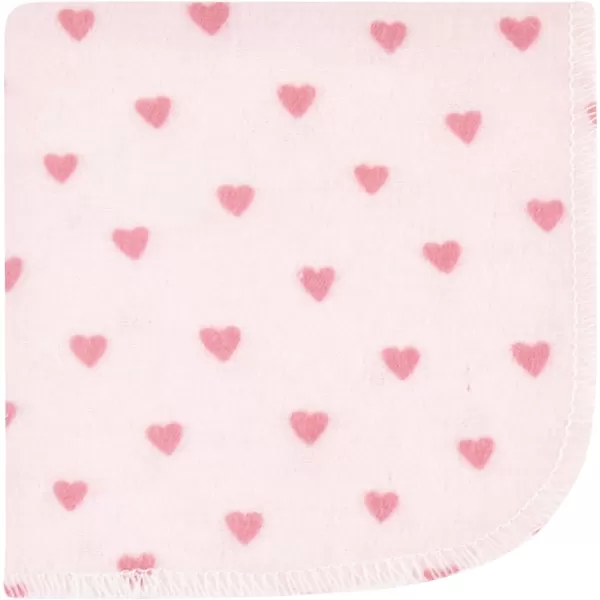 Hudson Baby Unisex Baby Flannel Washcloths, Eucalyptus 10Pk, One Size