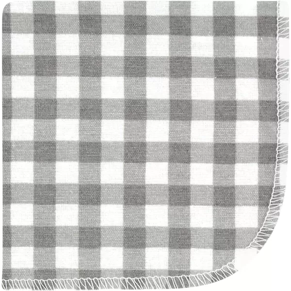 Hudson Baby Unisex Baby Flannel Washcloths, Eucalyptus 10Pk, One Size