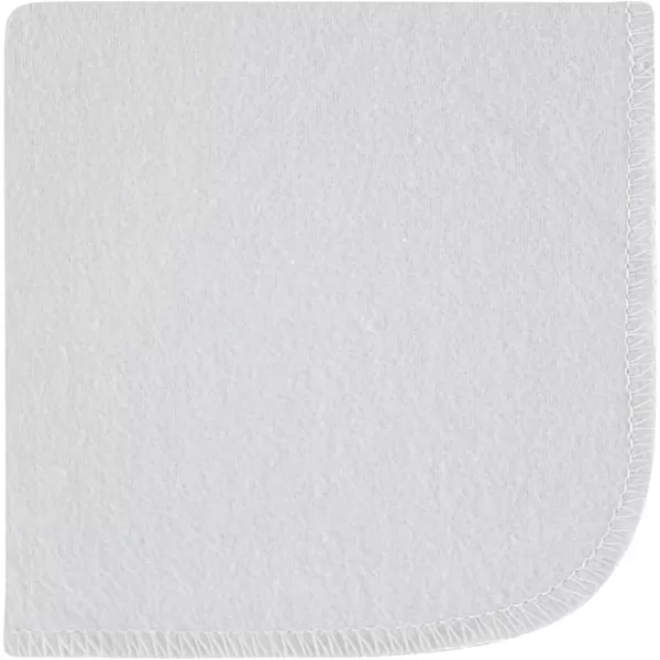 Hudson Baby Unisex Baby Flannel Washcloths, Eucalyptus 10Pk, One Size