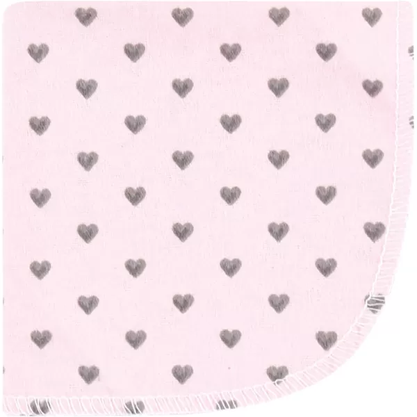 Hudson Baby Unisex Baby Flannel Washcloths, Eucalyptus 10Pk, One Size