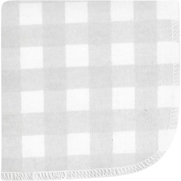 Hudson Baby Unisex Baby Flannel Washcloths, Eucalyptus 10Pk, One Size
