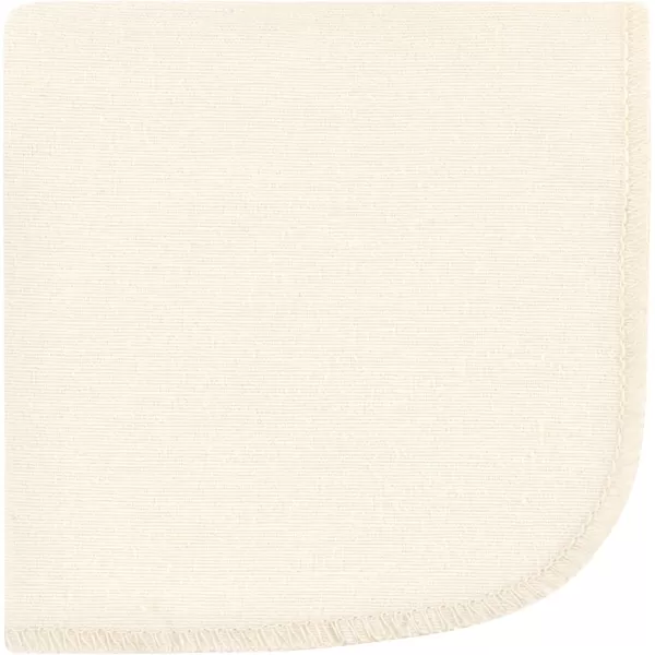 Hudson Baby Unisex Baby Flannel Washcloths, Eucalyptus 10Pk, One Size