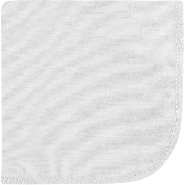 Hudson Baby Unisex Baby Flannel Washcloths, Eucalyptus 10Pk, One Size