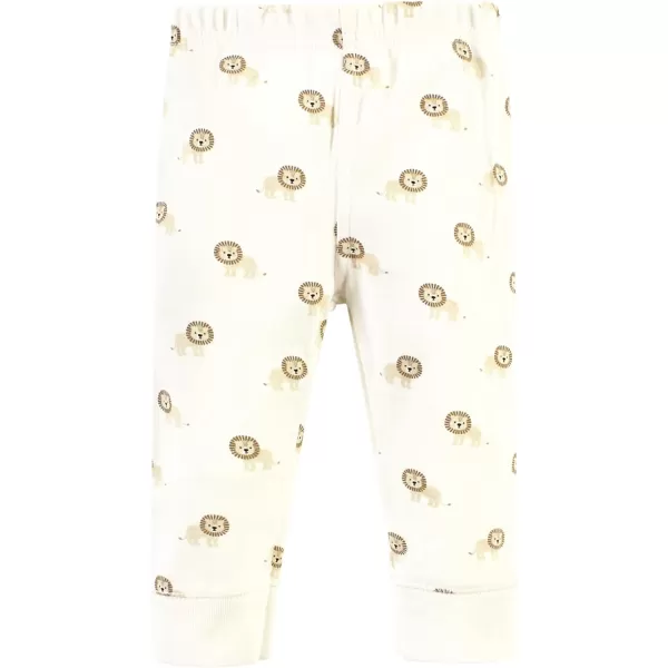 Hudson Baby Unisex Baby Unisex Baby Cotton Bodysuit and Pant Set, Brave Lion, Preemie