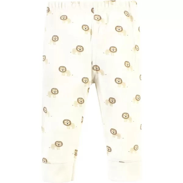 Hudson Baby Unisex Baby Unisex Baby Cotton Bodysuit and Pant Set, Brave Lion, Preemie