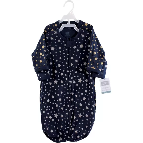Hudson Baby Unisex BabyCotton Long-Sleeve Wearable Sleeping Bag, Sack, Blanket