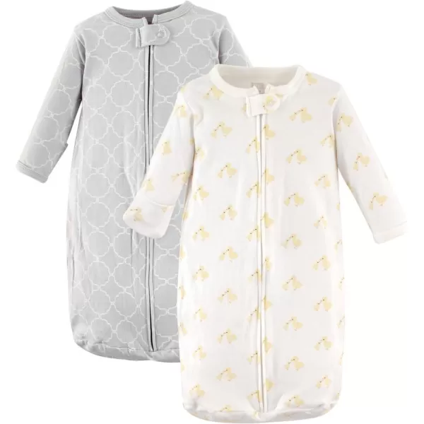 Hudson Baby Unisex BabyCotton Long-Sleeve Wearable Sleeping Bag, Sack, Blanket