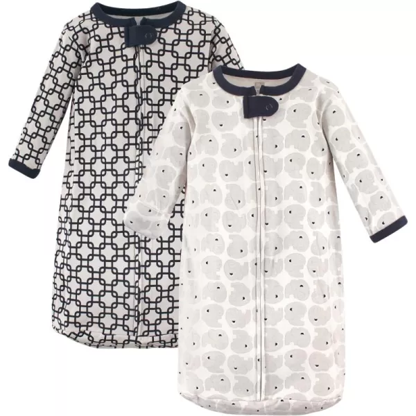 Hudson Baby Unisex BabyCotton Long-Sleeve Wearable Sleeping Bag, Sack, Blanket