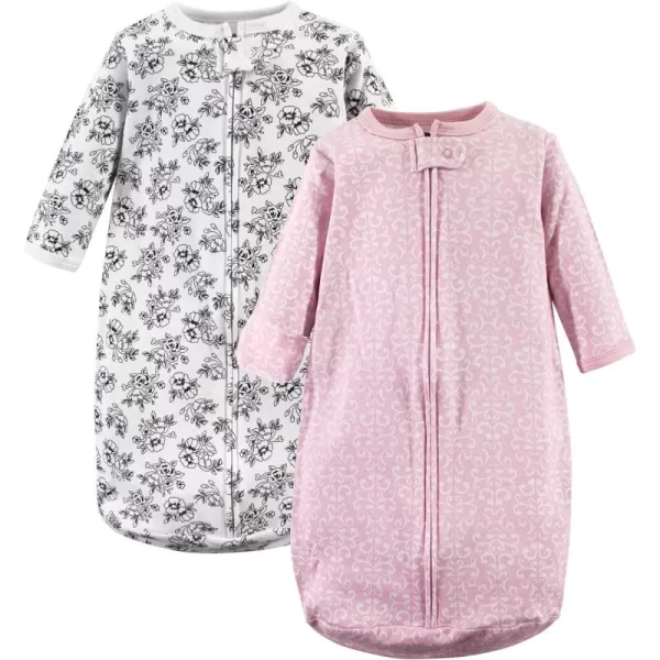 Hudson Baby Unisex BabyCotton Long-Sleeve Wearable Sleeping Bag, Sack, Blanket