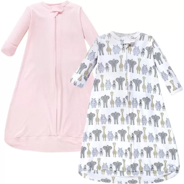 Hudson Baby Unisex BabyCotton Long-Sleeve Wearable Sleeping Bag, Sack, Blanket