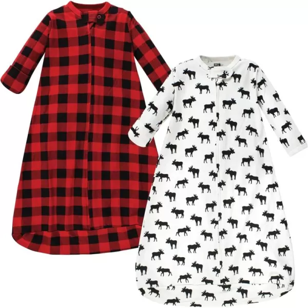 Hudson Baby Unisex BabyCotton Long-Sleeve Wearable Sleeping Bag, Sack, Blanket