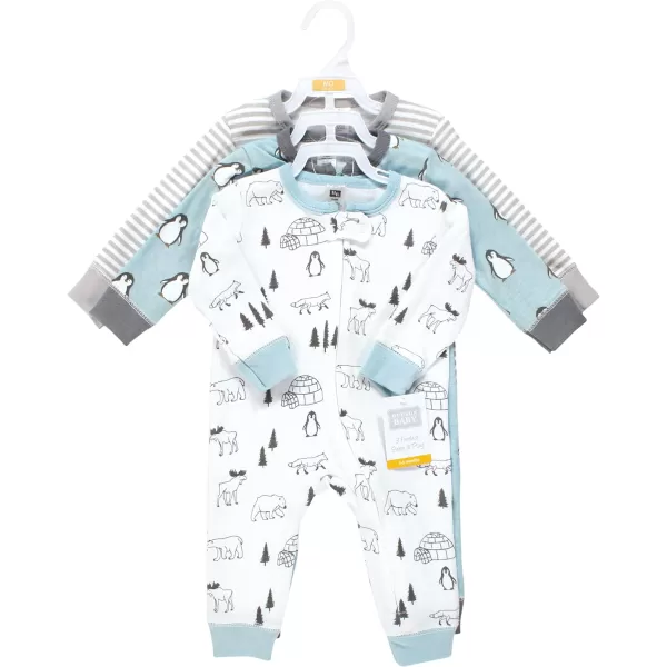Hudson Baby Baby Girls' Cotton Sleep and Play