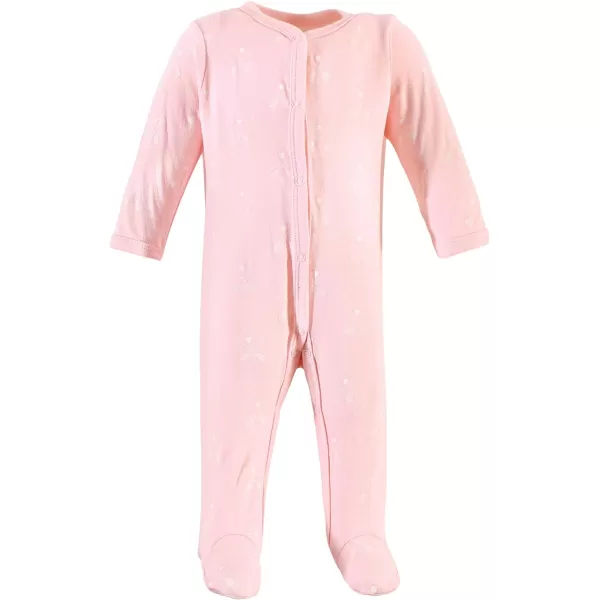 Hudson Baby Baby Girls' Cotton Sleep and Play