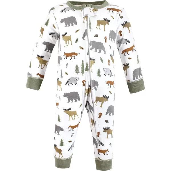 Hudson Baby Baby Girls' Cotton Sleep and Play