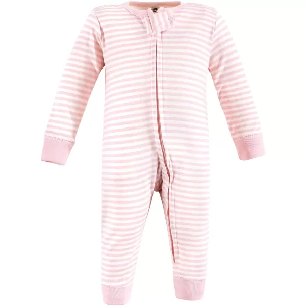 Hudson Baby Baby Girls' Cotton Sleep and Play