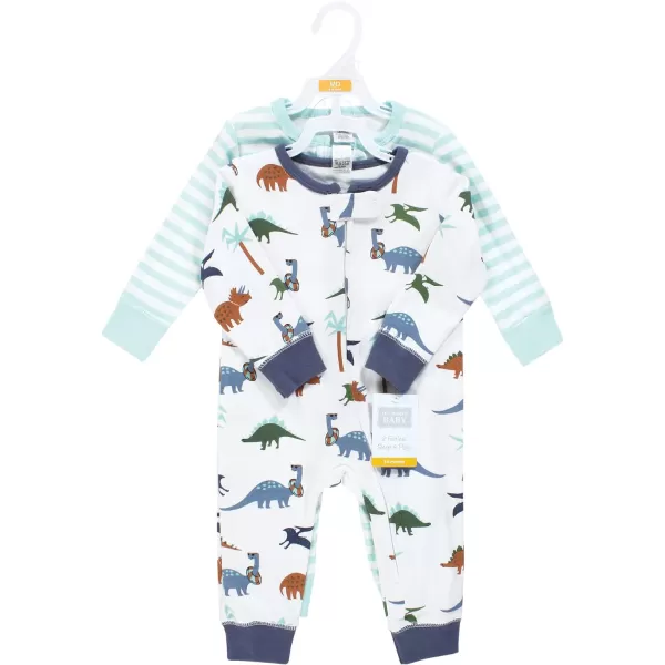 Hudson Baby Baby Girls' Cotton Sleep and Play