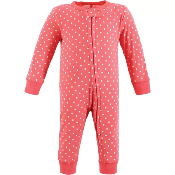 Hudson Baby Baby Girls' Cotton Sleep and Play