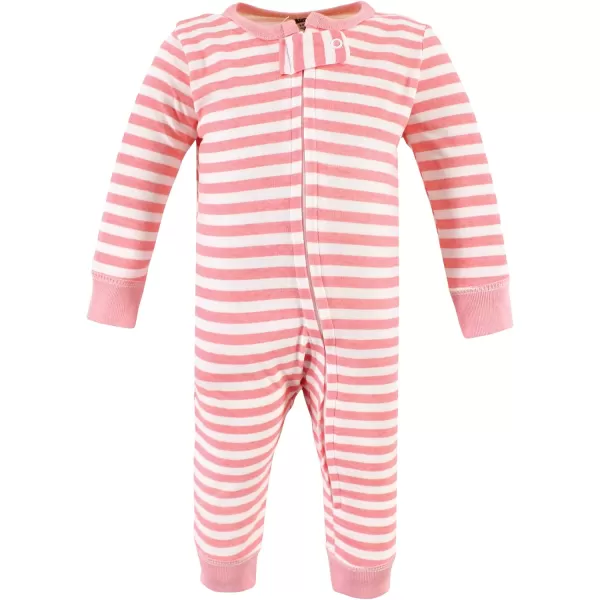 Hudson Baby Baby Girls' Cotton Sleep and Play