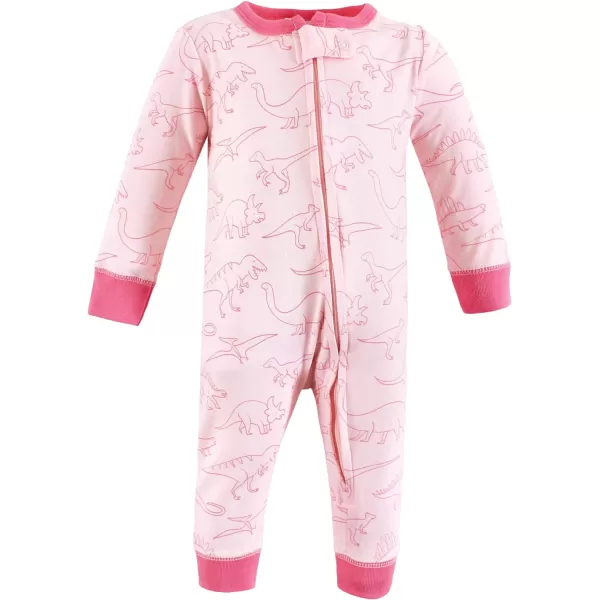 Hudson Baby Baby Girls' Cotton Sleep and Play
