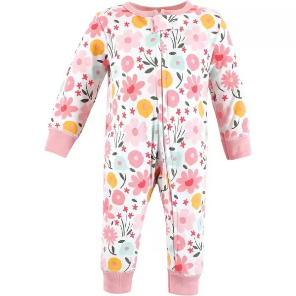 Hudson Baby Baby Girls' Cotton Sleep and Play