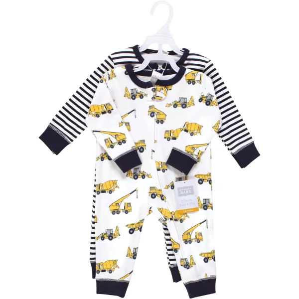 Hudson Baby Baby Girls' Cotton Sleep and Play