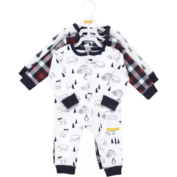 Hudson Baby Baby Girls' Cotton Sleep and Play