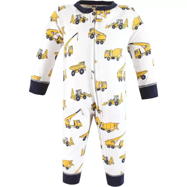 Hudson Baby Baby Girls' Cotton Sleep and Play