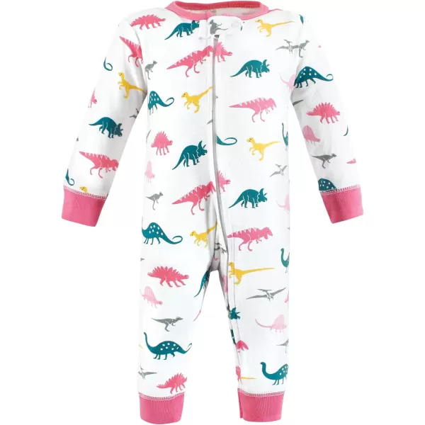 Hudson Baby Baby Girls' Cotton Sleep and Play