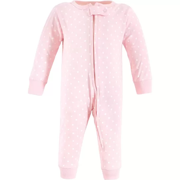 Hudson Baby Baby Girls' Cotton Sleep and Play