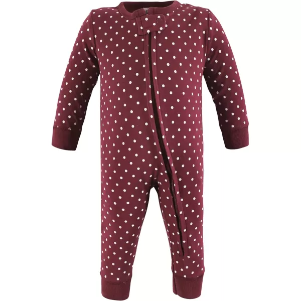 Hudson Baby Baby Girls' Cotton Sleep and Play