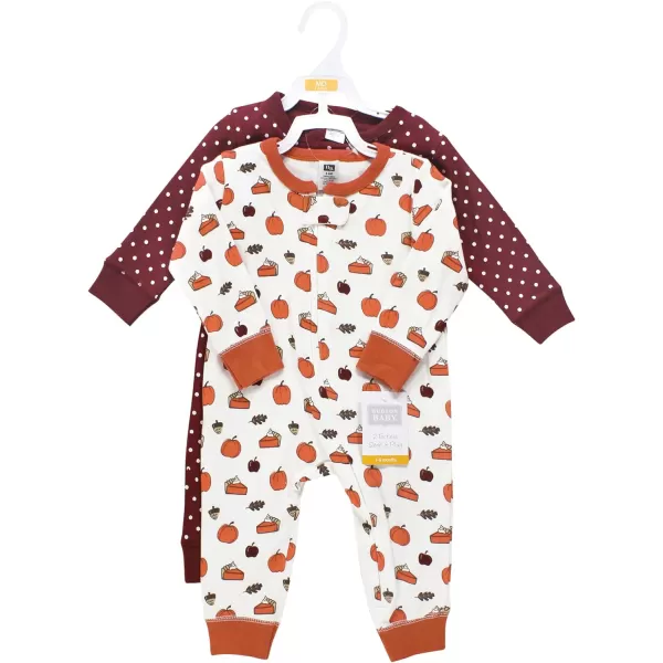 Hudson Baby Baby Girls' Cotton Sleep and Play