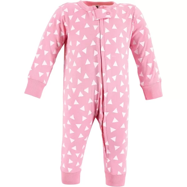Hudson Baby Baby Girls' Cotton Sleep and Play