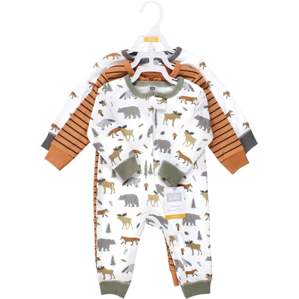 Hudson Baby Baby Girls' Cotton Sleep and Play