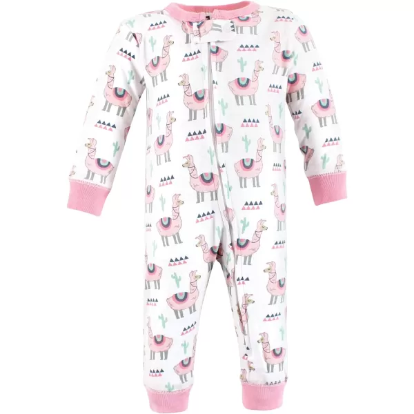 Hudson Baby Baby Girls' Cotton Sleep and Play