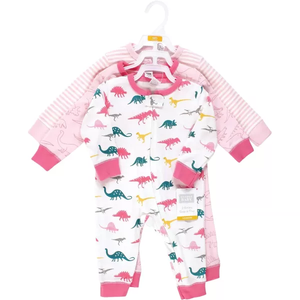 Hudson Baby Baby Girls' Cotton Sleep and Play