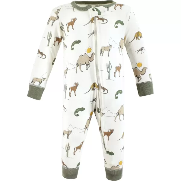 Hudson Baby Baby Girls' Cotton Sleep and Play