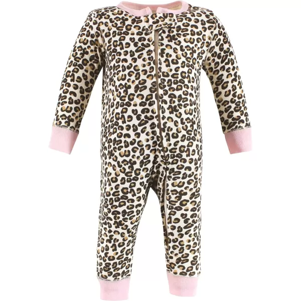 Hudson Baby Baby Girls' Cotton Sleep and Play