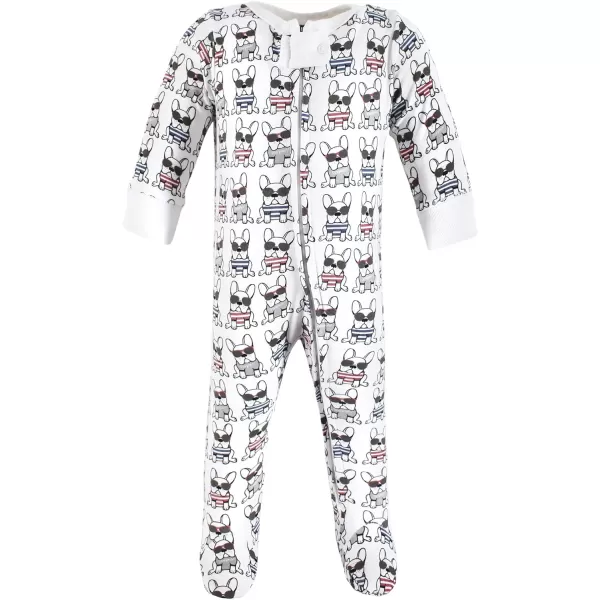 Hudson Baby Baby Girls' Cotton Sleep and Play