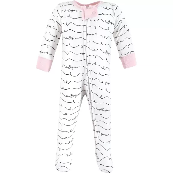 Hudson Baby Baby Girls' Cotton Sleep and Play