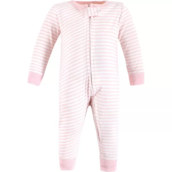 Hudson Baby Baby Girls' Cotton Sleep and Play