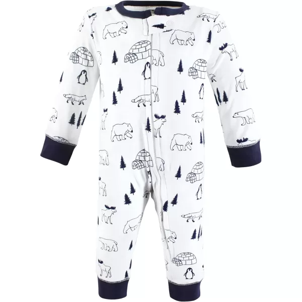 Hudson Baby Baby Girls' Cotton Sleep and Play