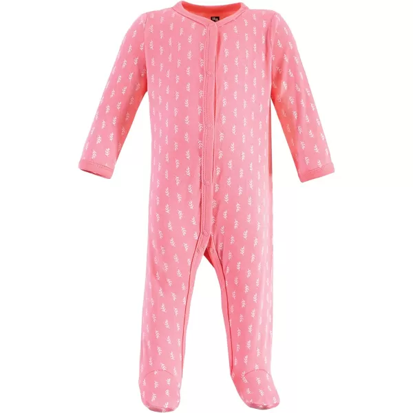 Hudson Baby Baby Girls' Cotton Sleep and Play