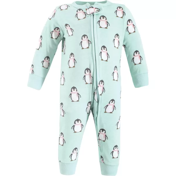 Hudson Baby Baby Girls' Cotton Sleep and Play
