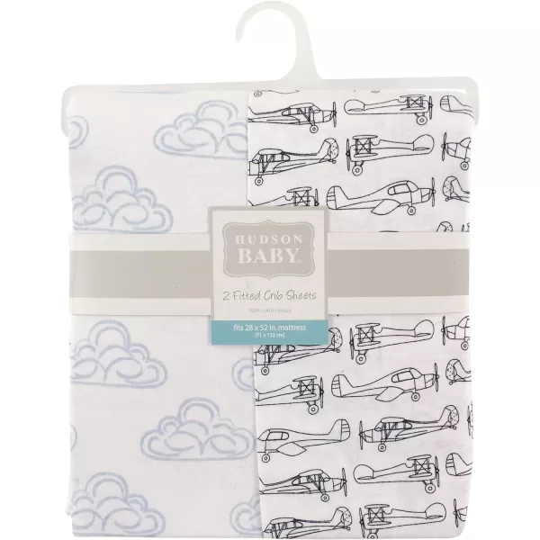 Hudson Baby Unisex Baby Cotton Fitted Crib Sheet, Teepee, One Size