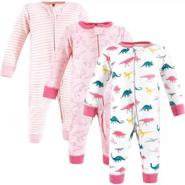 Hudson Baby Baby Girls' Cotton Sleep and Play