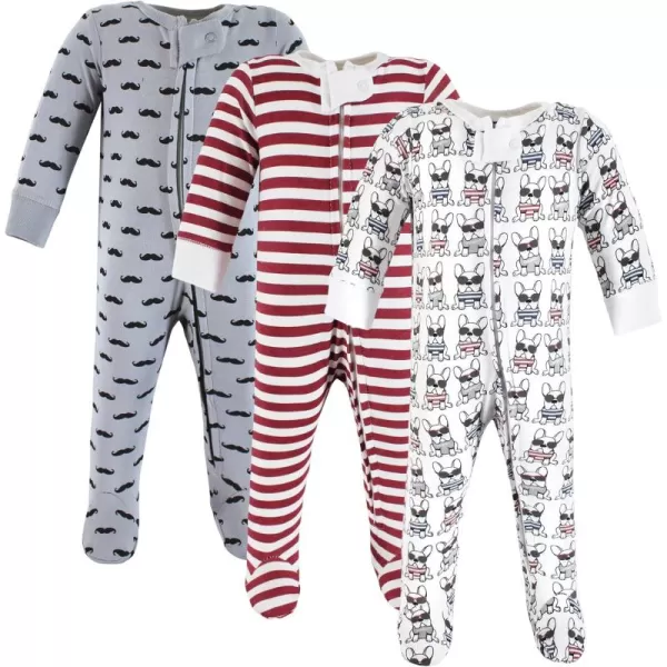 Hudson Baby Baby Girls' Cotton Sleep and Play