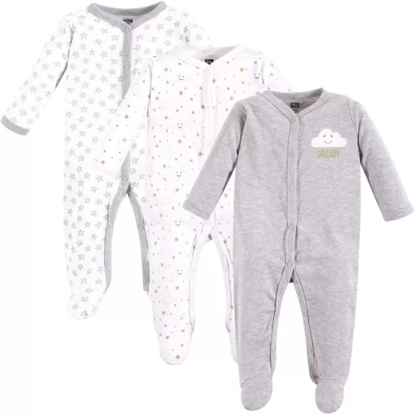Hudson Baby Baby Girls' Cotton Sleep and Play